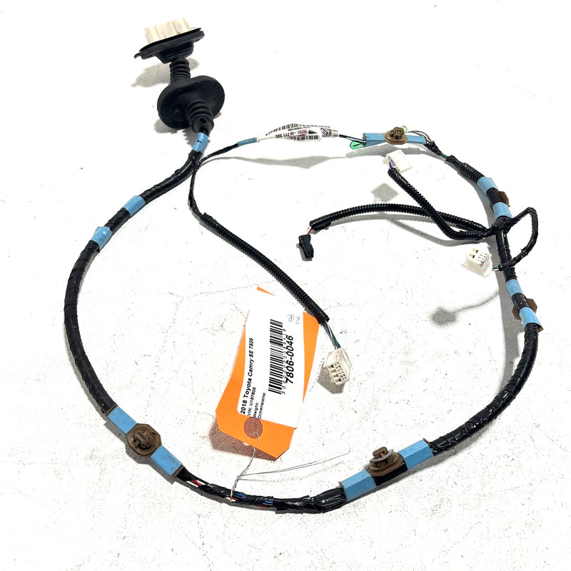 2019-2023 TOYOTA CAMRY REAR RIGHT PASSENGER SIDE DOOR WIRE WIRING HARNESS OEM