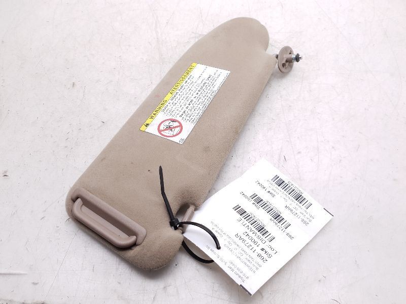 Passenger Sun Visor Xtra Cab Without Vanity Mirror Fits 01-04 TACOMA