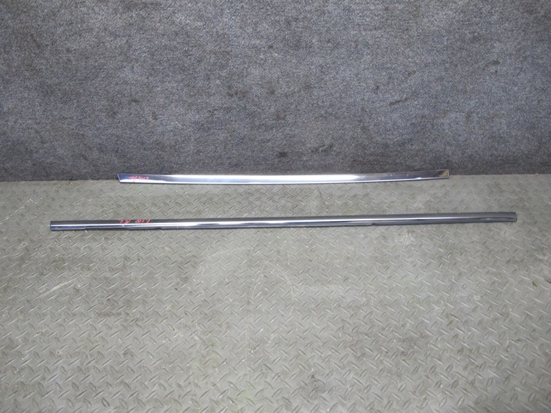 2014-2020 INFINITI QX60 REAR LEFT DOOR WINDOW CHROME TRIM MOLDING SET OF 2