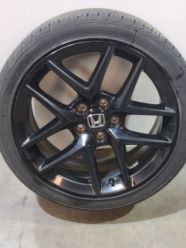 Wheel 18x8 Alloy 5 V Spoke Without Si Logo Fits 22-25 CIVIC 588569