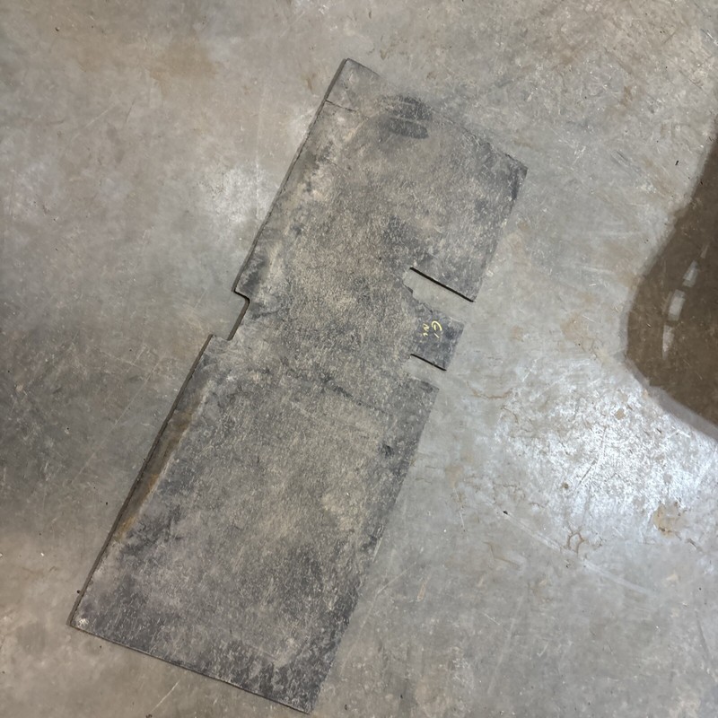 1977 - 1985 Vintage Yamaha G1 Golf Cart 2 Stroke Rubber Floor Matt