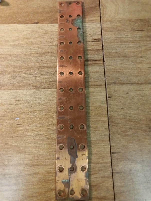 Unbranded 06-14670-011 Copper Bus Bars 10.5"x 1.5"