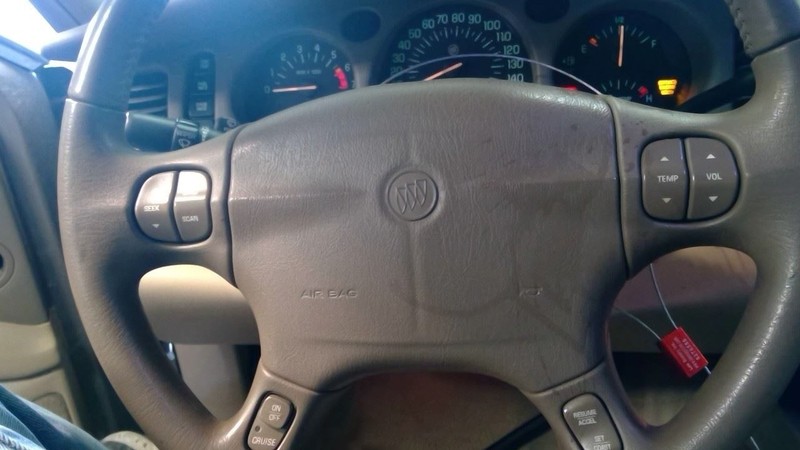 2001-2005 Buick LeSabre Driver Steering Wheel Air Bag Tan