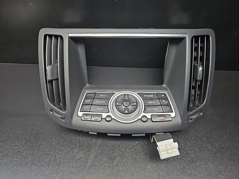 2007-2013 Infiniti G37 Dash Radio Control Air Vent Trim OEM Black Mint Nissan