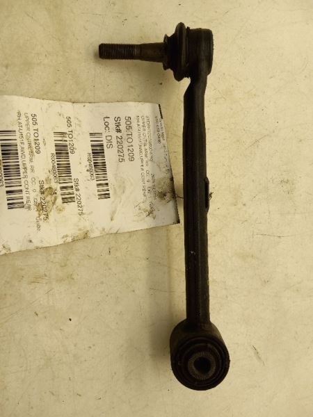 2009 TOYOTA SIENNA XLE 3.5L AWD AT PASSENGER SIDE REAR UPPER CONTROL ARM
