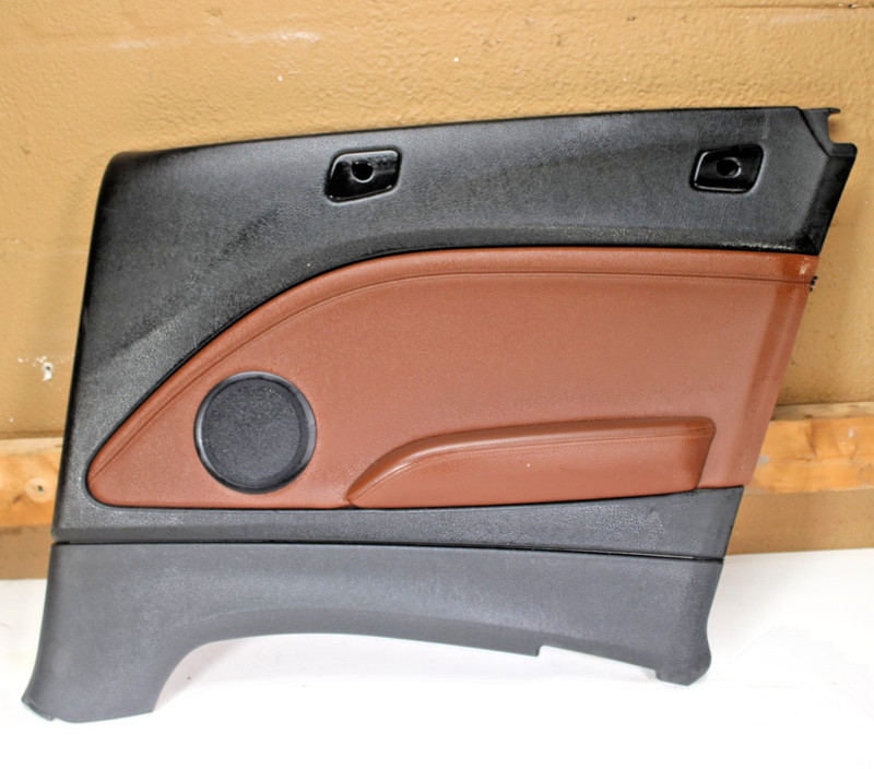 π14-16 BMW 228i F23 REAR RIGHT QUARTER DOOR PANEL TRIM BROWN LEATHER CONV OEM