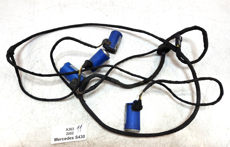 ✅ 00-06 OEM Mercedes W220 S430 S500 Rear Bumper PDC Park Sensor Wiring Harness