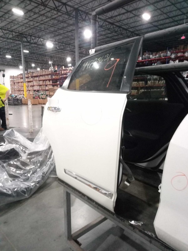 Nissan Rogue 2012 Right Rear Door WHITE 595801 0619