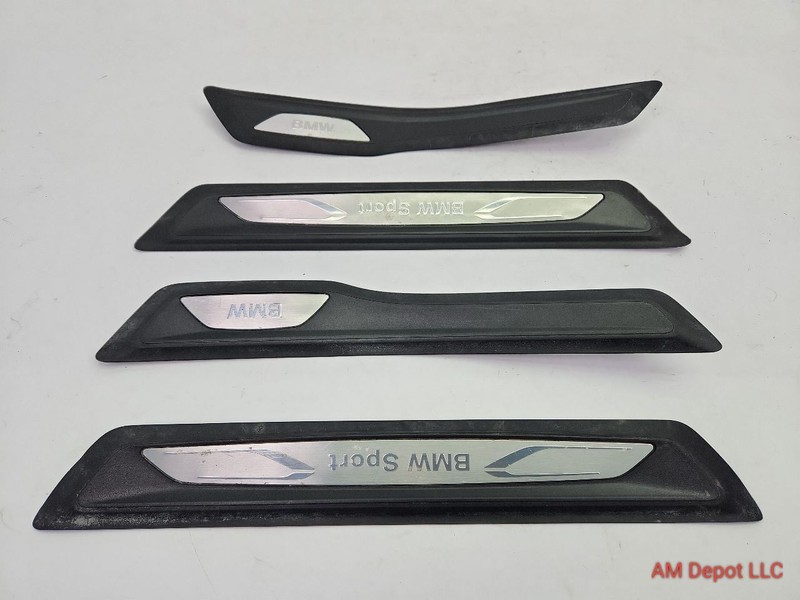 2015 BMW 335i 328i 320i F30 Door Sill Scuff Plate Trim Set 4pc Sport Line