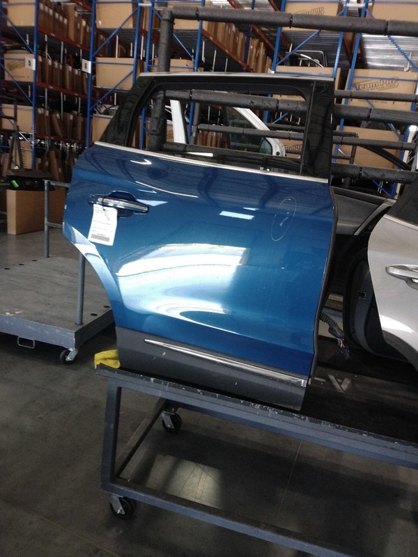 2020 Lincoln Nautilus Rear Right Door Blue OEM 451176 50K Miles