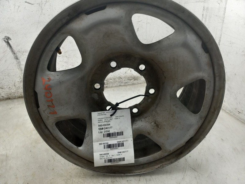 00 01 02 03 04 05 06 TOYOTA TUNDRA 16X7 STEEL WHEEL 5 SPOKE