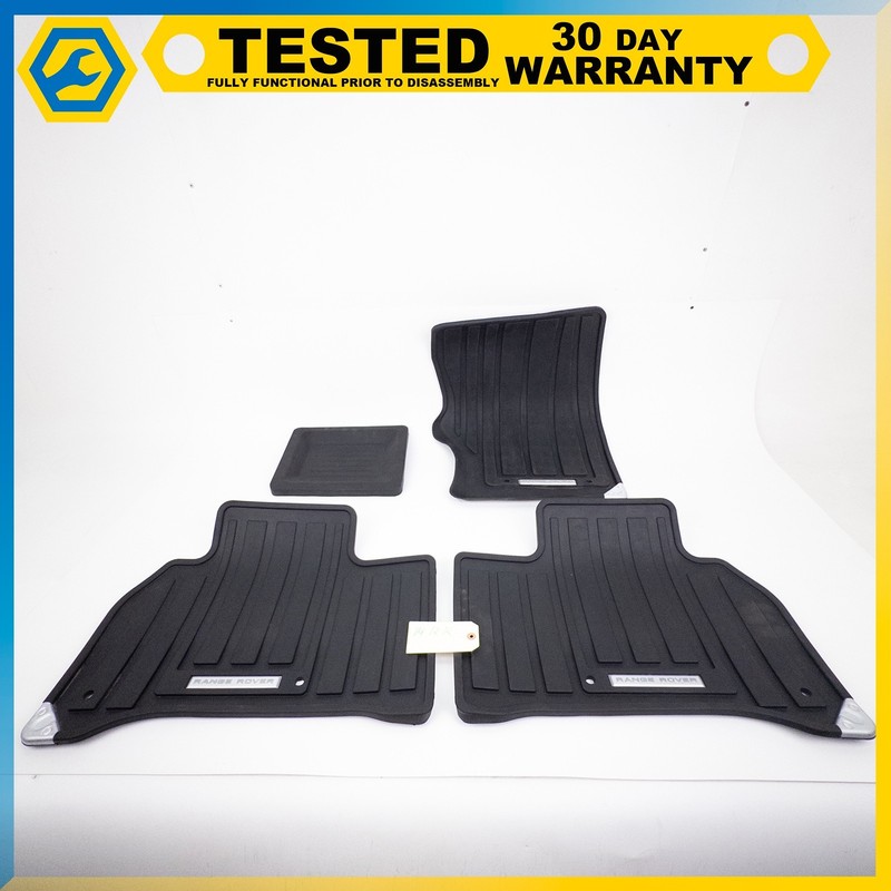 13-22 RANGE ROVER L405 FRONT RIGHT & REAR LEFT & RIGHT FLOOR RUBBER MAT SET OEM