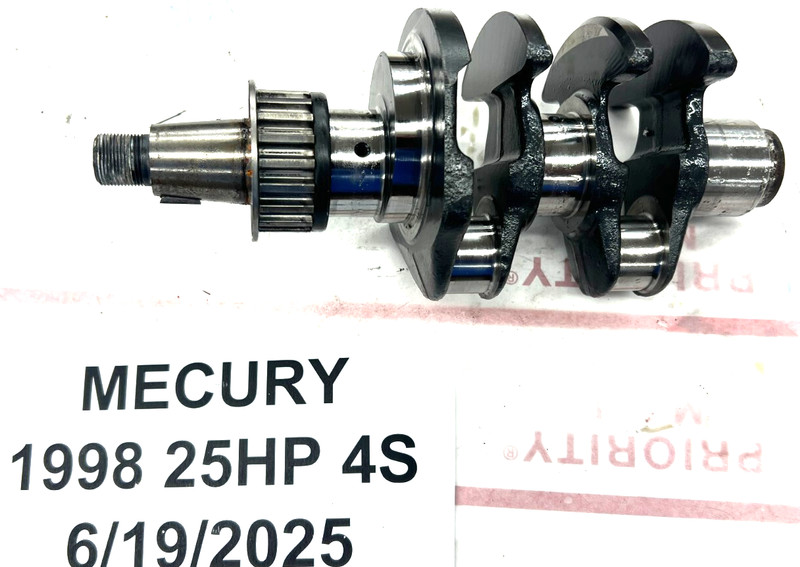 Mercury 25 HP 4 Stroke Crankshaft Assembly PN 830269A1 Fits 1998-2006