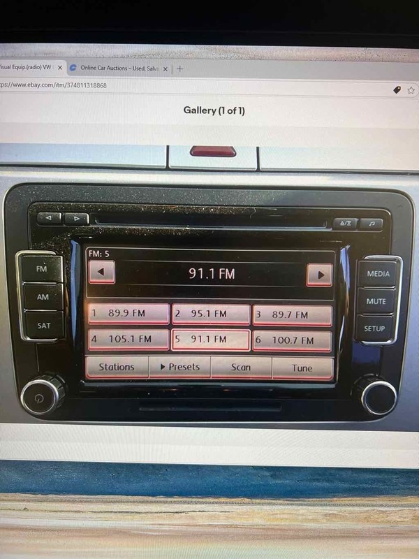 Audio & Visual Equip.(radio) VW CC 09 10 11 12 13