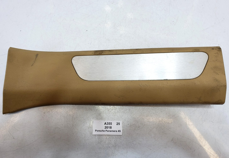 ✅ 17-23 OEM Porsche Panamera 4S 971 Rear Left Driver Door Sill Scuff Plate Trim*