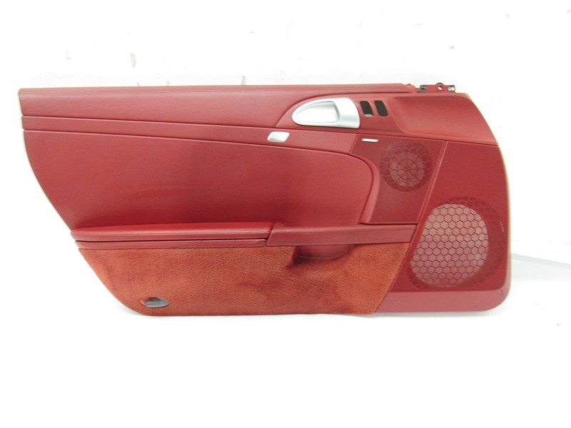 Porsche Boxster 2008 Front Left Driver Door Trim Panel Cover Red 06-12 >:Y