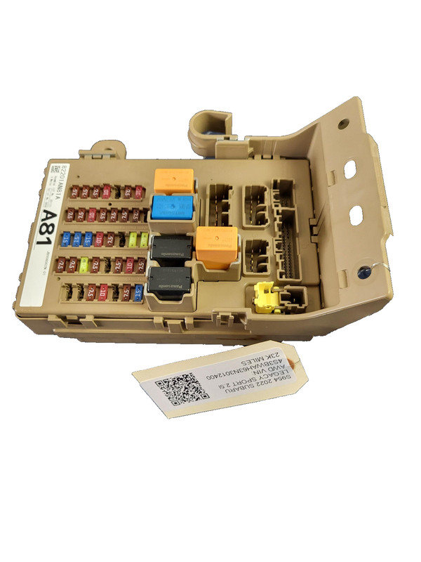 Used Oem Subaru Dashboard Cabin Fuse Relay Junction Box for 2022 Legacy 2.5L AWD