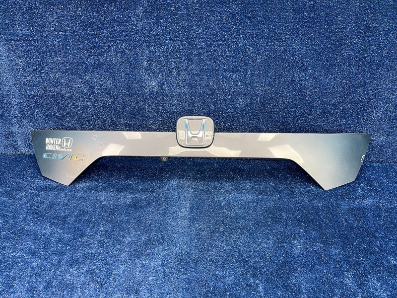2016–21 Honda Civic Rear Trunk Lid Garnish License Plate Camera OEM 74890-TBA-A1