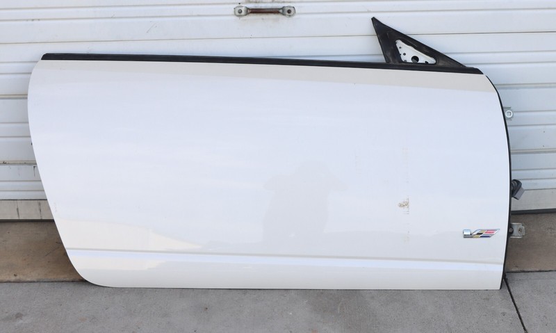 2011-2015 CTS-V Coupe Pearl White RH Passenger Side Door w/ Glass USED OEM GM