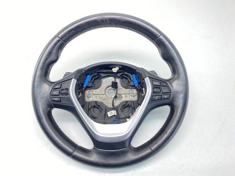 12-19 BMW F30 F36 3/4 Series Sport Leather Steering Wheel w/ Paddle Shifters OEM