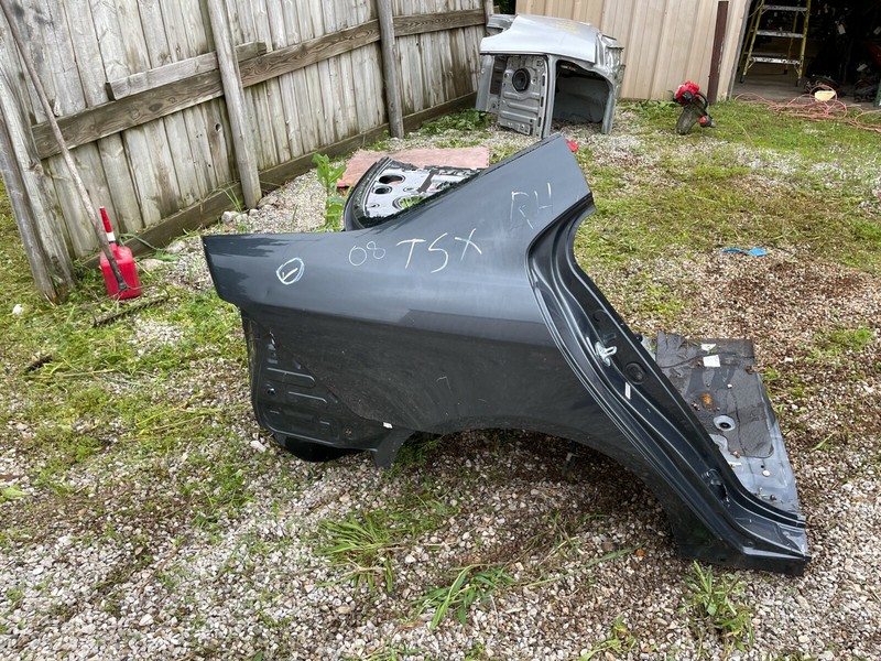 2008 Acura TSX Rear RH Right Passenger Side Quarter Panel Body Frame Cut OEM