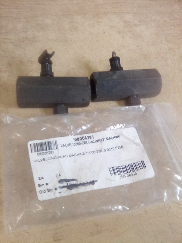 Lot Of 2 Cincinnati Machine 10000-22/I Valve