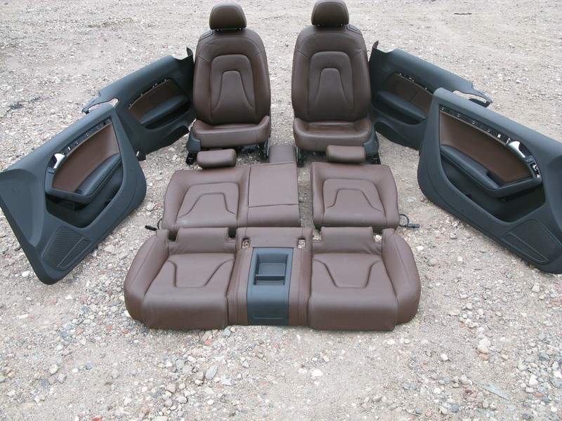 2014 - 2017 AUDI 8T A5 COUPE FRONT REAR LEFT RIGHT DOOR PANEL SEAT SET 022119B