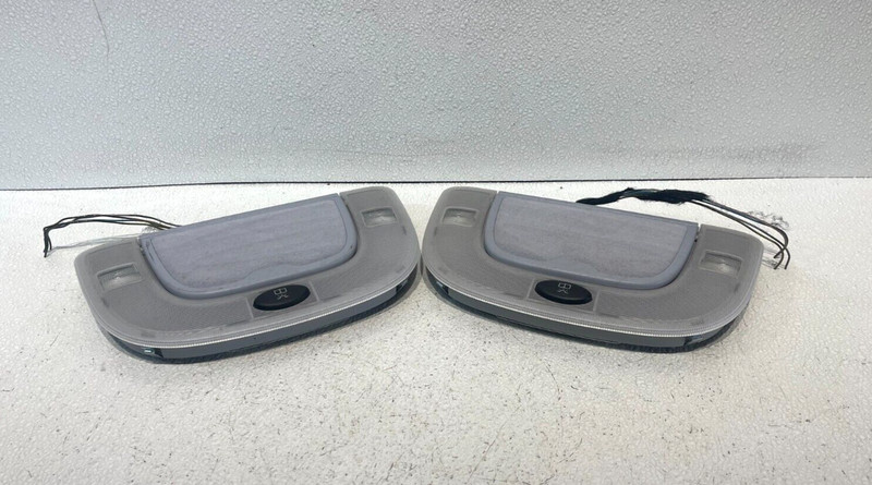 2000-2006 Mercedes S500 S430 REAR DOME LIGHT MIRROR LH/RH Side Set Grey OEM