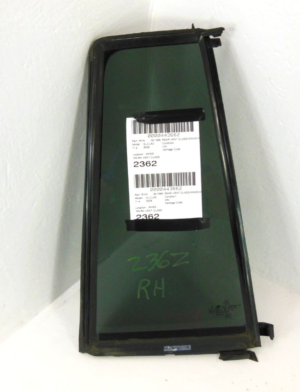 07-09 Mercedes-Benz GL320 Rear Door Window Vent Glass Pass Right W/ Tint OEM