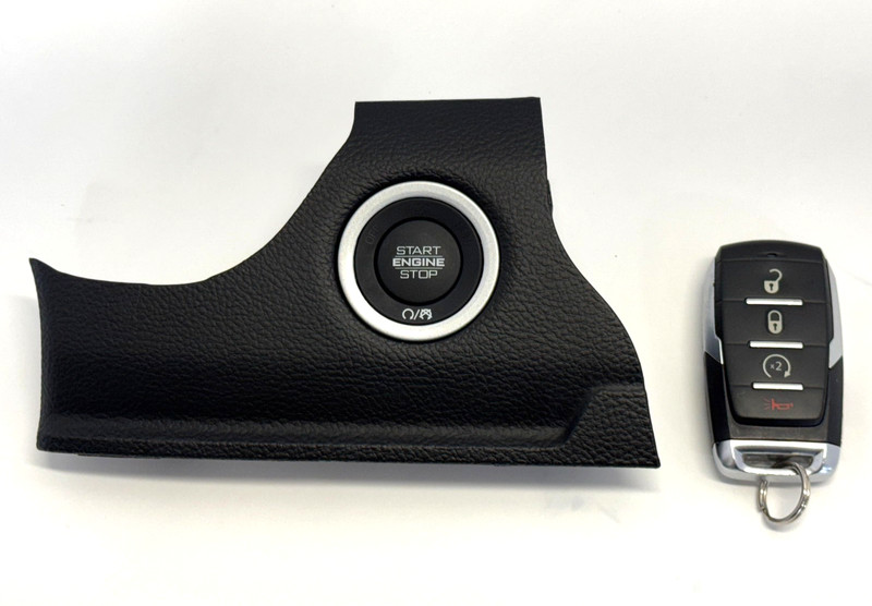 ✅ 2019-2025 RAM 1500 IGNITION SWITCH BUTTON BEZEL COVER with KEY 5TH GEN OEM