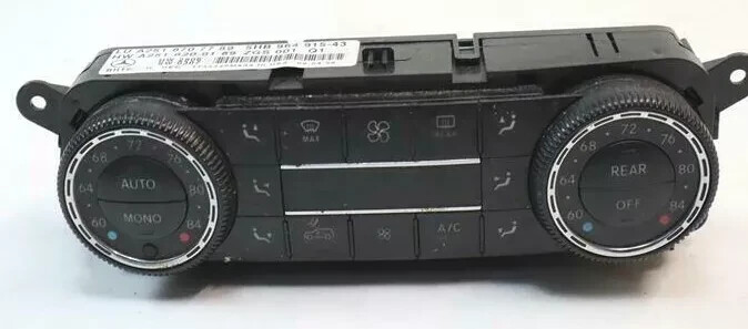 06-12 Mercedes W251 GL450 R350 AC A/C Heater Climate Control Switch Display OEM