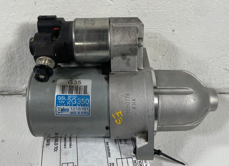 2019 - 2023 GENESIS G70 ENGINE IGNITION STARTER MOTOR ASSEMBLY 2.0L # 110979