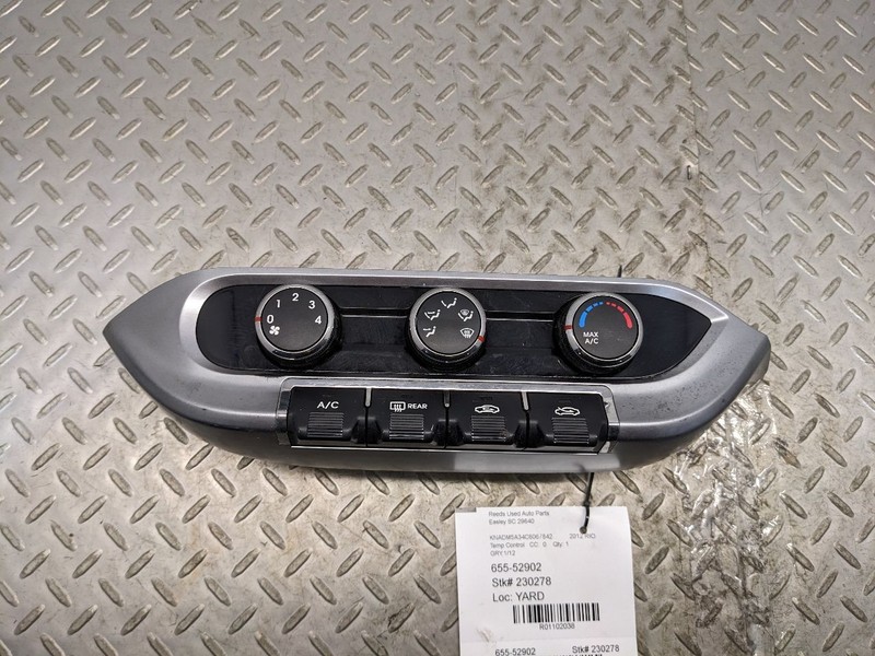 Temperature Control With AC Manual 3 Knob Fits 12-15 RIO 1102038