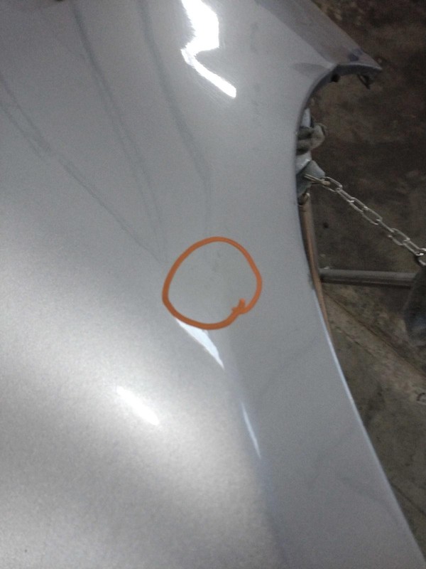 2011 BMW 328I Left Fender Silver - Used, Small Ding, 310349, 138K Miles