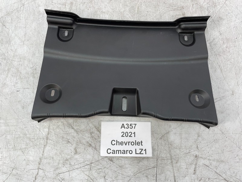 ✅ 16-24 OEM Chevrolet Camaro ZL1 Rear Trunk Sill Scuff Plate Trim Cover