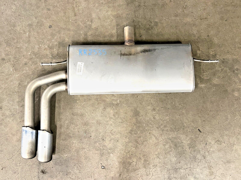 ⭐2017-2020 AUDI A3 2.0L FWD REAR EXHAUST DOUBLE MUFFLER RESONATOR OEM LOT2535
