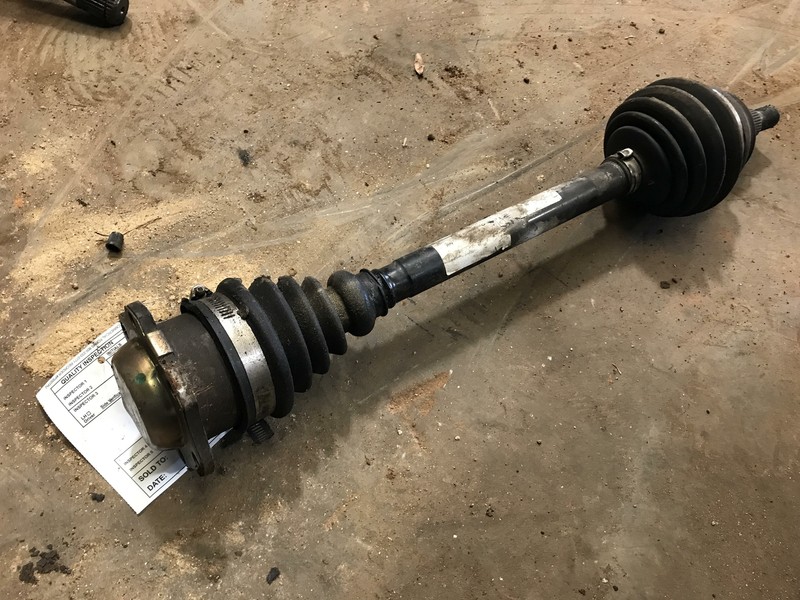 00 01 02 AUDI TT AXLE FRONT LEFT DRIVER SIDE OEM FWD