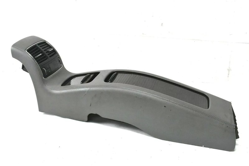 06-11 Mercede W219 CLS550 Rear Center Console Armrest Arm Rest Gray OEM