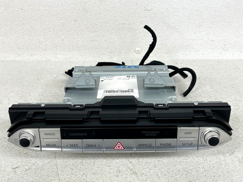 ⭐2018-2021 KIA STINGER GT AUDIO RADIO RECIEVER AM FM CONTROL HEAD OEM LOT2378