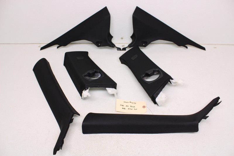 BMW F82 M4 Black ABC Pillars Panels Roof Trim Coupe F32 3 Series Oem 2015-2021