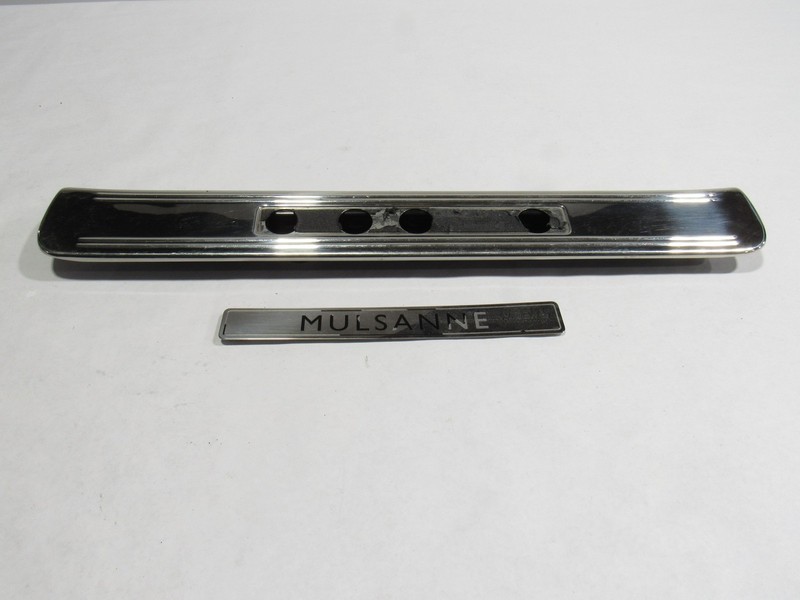 10-20 Bentley Mulsanne 2012 Front Right Passenger Door Sill Scuff Plate Trim ;@1