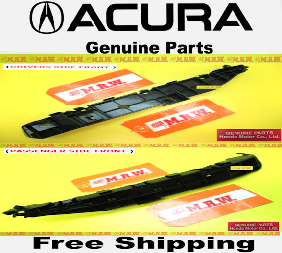 2017-2020 Acura MDX for Bumper Bracket Mount Fender Retainer Front LH + RH SET