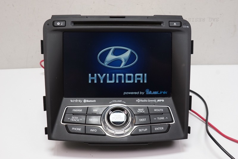 HYUNDAI SONATA Radio Navigation Unit AM-FM Tuner CD GPS DVD OEM 2012 - 2014