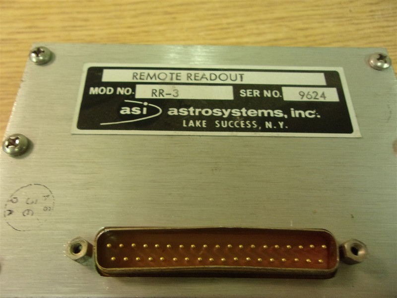 ASI Remote Readout Model RR-3 *FREE SHIPPING*