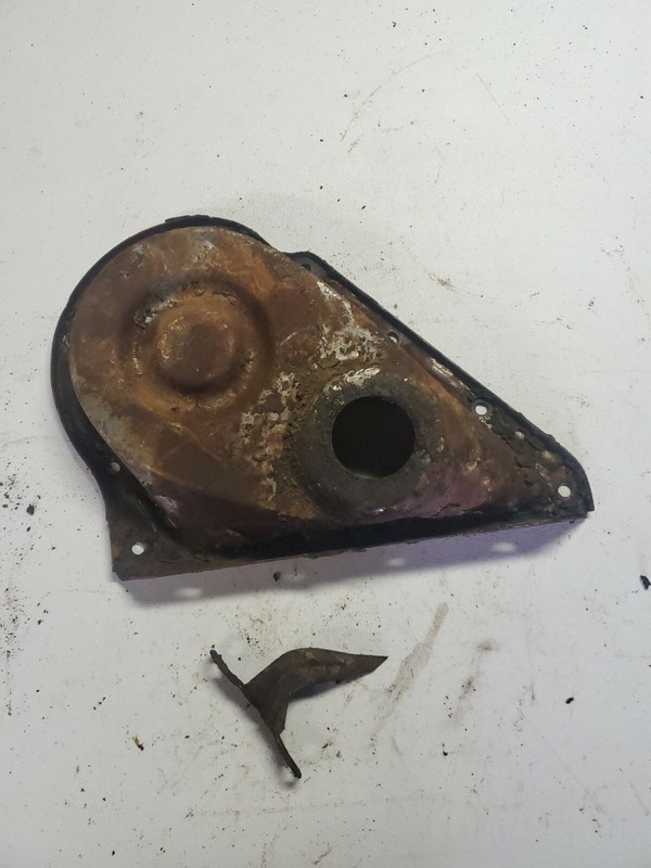 1942- 46 Packard clipper six 110-120 Engine Timing chain cover and pointer