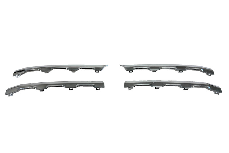 π 18-20 VOLKSWAGEN ATLAS FRONT BUMPER RADIATOR GRILLE MOLDING TRIM SET OF 4 OEM
