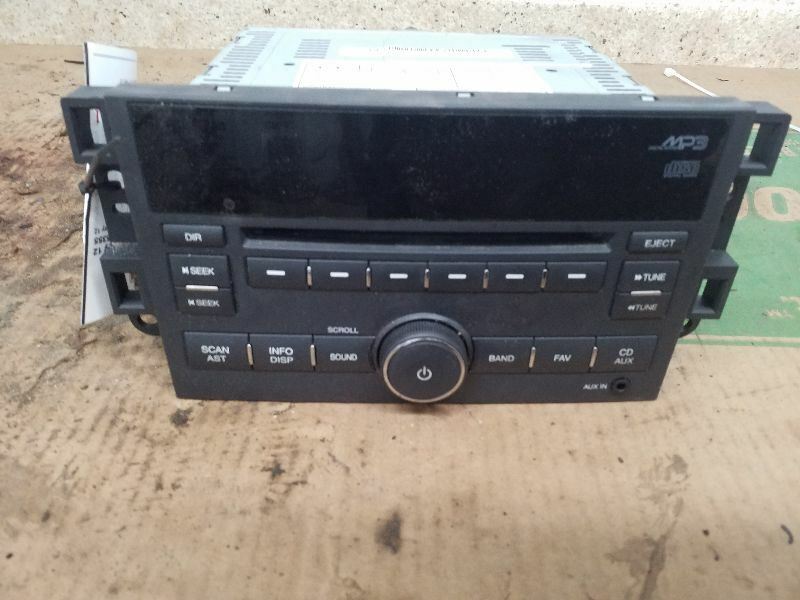 Audio Equipment Radio Am-fm-cd player-MP3 Opt Upx Fits 10-11 AVEO 202716