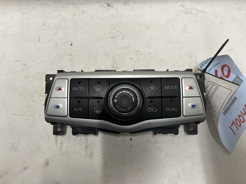 2012 NISSAN MAXIMA Heat AC Controller 275009N01A OEM 12