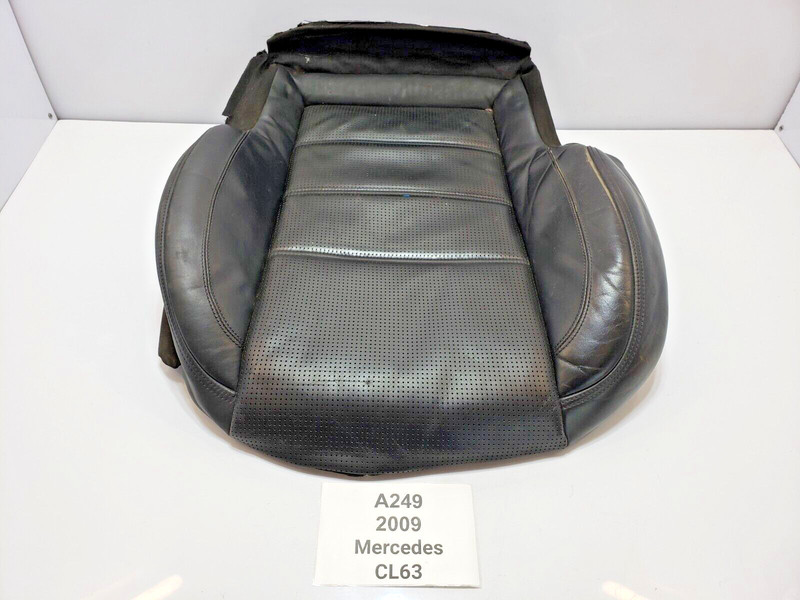 ✅08-14 OEM Mercedes C216 CL63 AMG Front Left Side Bottom Lower Seat leather