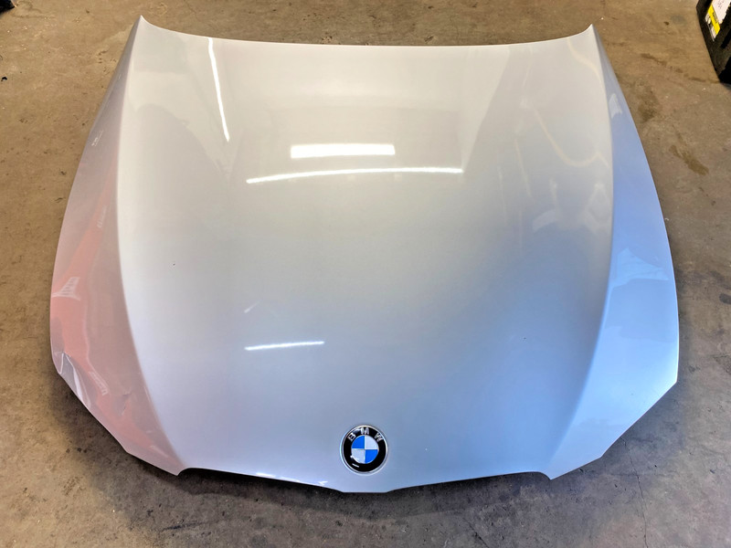 07-13 BMW E92 E93 328 335 Engine Hood Bonnet Cover Panel Titansilver BENT* OEM✅